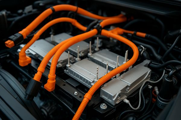 Tubos Corrugados para Veículos Elétricos